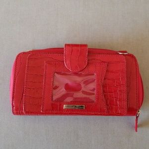 Leather organizer wallet (Samantha Brown)